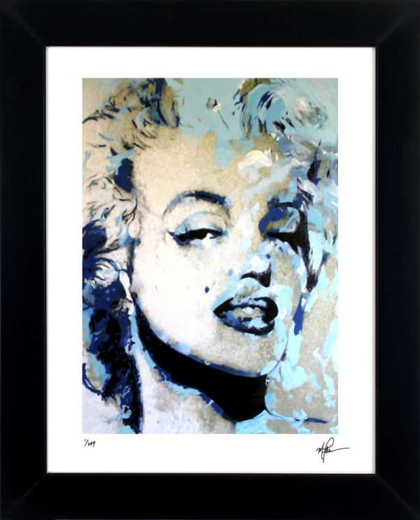 Marilyn Monroe "Blue Marilyn" by Mark Lewis