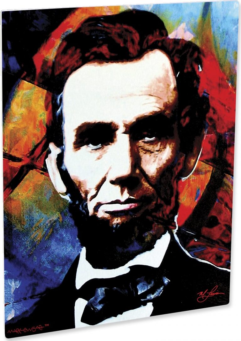 Knowing Lincoln Abraham Lincoln art print painting wall decor klal