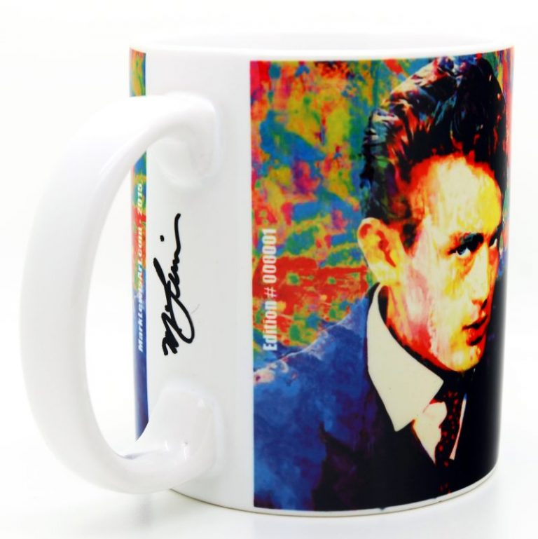 James Dean coffee mug "Life's Significance" signed collectible Mark