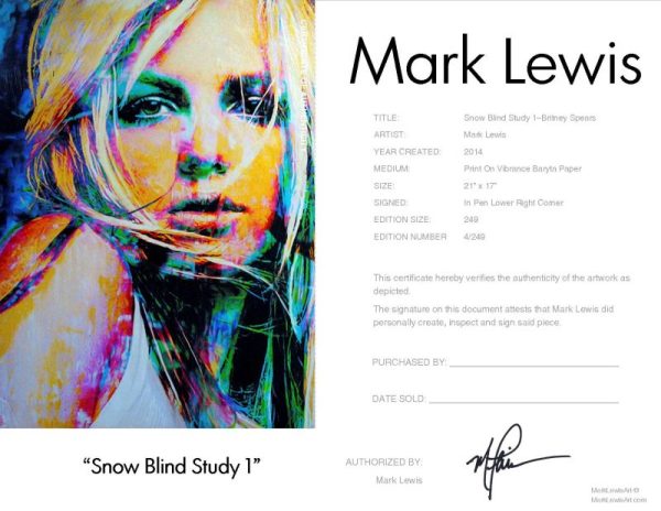Britney Spears "Snow Blind" by Mark Lewis