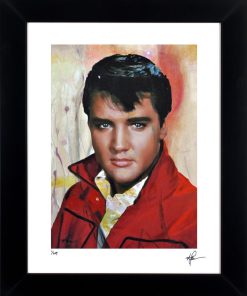 Elvis Presley Print - Elvis One by Mark Lewis