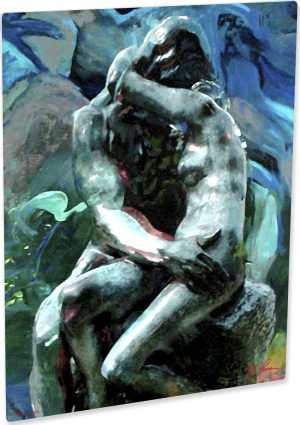 Rodin art print The Kiss