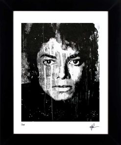 Michael Jackson art print "Black And White" lep front
