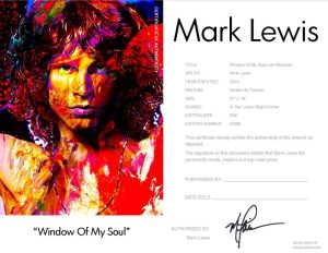 Jim Morrison Canvas Art Print - woms - cert