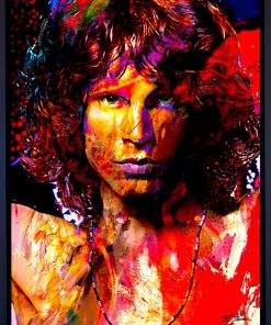 Jim Morrison Canvas Art Print - woms
