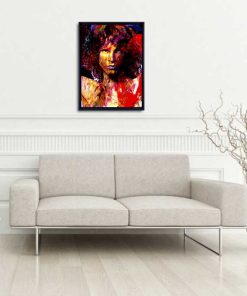 Jim Morrison Canvas Art Print - woms - home