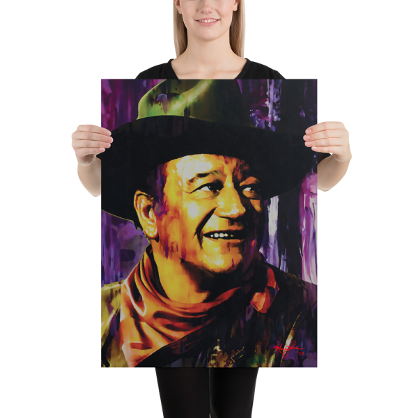 John Wayne poster wall art print signed Mark Lewis - Brilliant Dawn