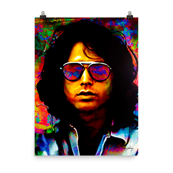 Jim Morrison poster "Insightful Chaos" by Mark Lewis