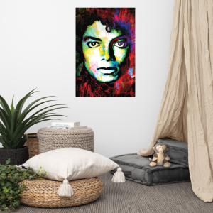 Michael Jackson Poster by Mark Lewis - mjs1