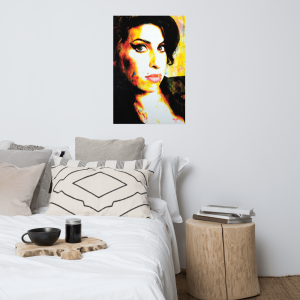 Amy Winehouse poster by Mark Lewis - School Of Thought