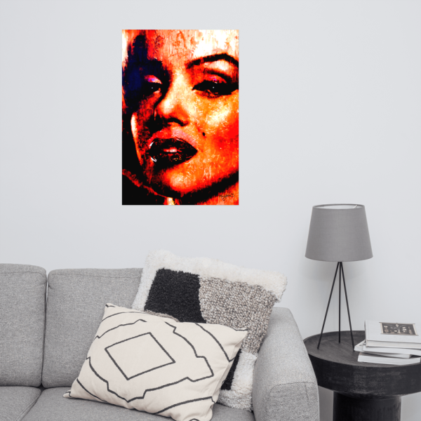 Marilyn Monroe poster by Mark Lewis - Because I Am