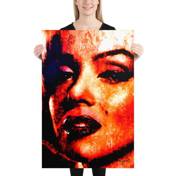 Marilyn Monroe poster by Mark Lewis - Because I Am