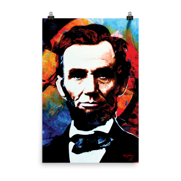 Abraham Lincoln poster by Mark Lewis - Knowing Lincoln