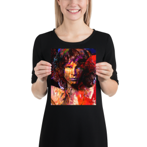 Jim Morrison Poster by Mark Lewis - woms