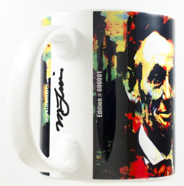 Abraham Lincoln Mug AV. Signed Mark Lewis